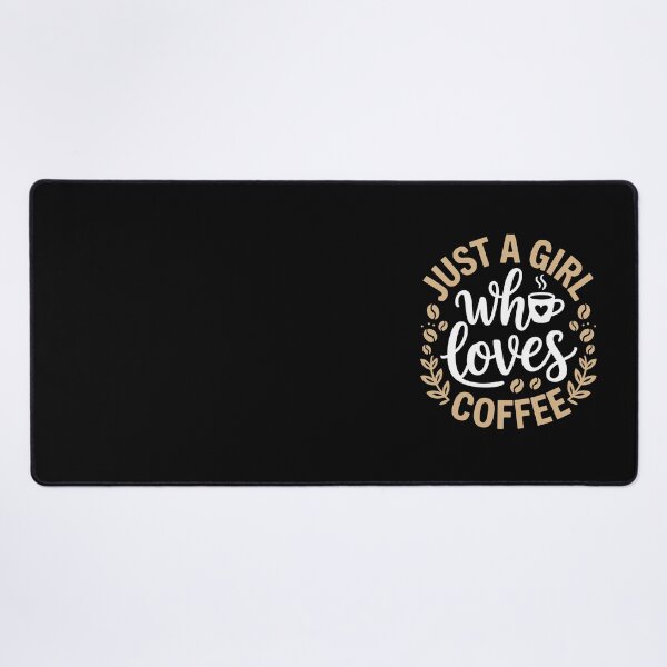 Item preview, Just a Girl Who Loves Coffee designed and sold by jkrphoto.