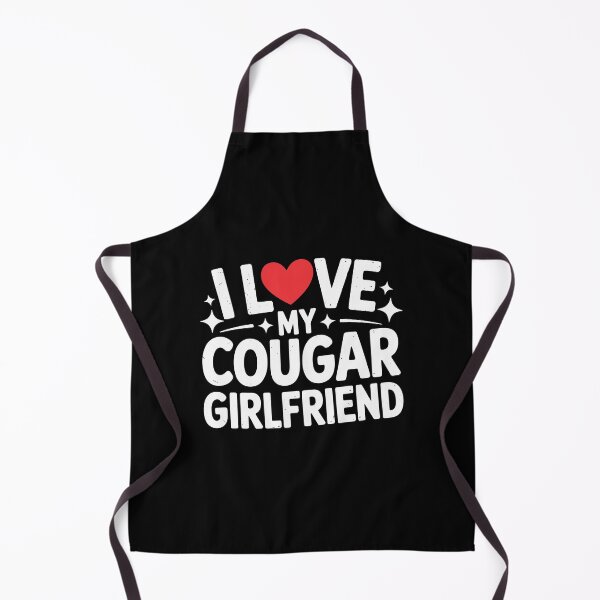 Item preview, I Love My Cougar Girlfriend Bold Relationship Quote designed and sold by MuniraWearify.