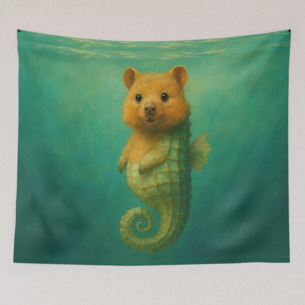 Item preview, Quokka-Seahorse Hybrid  designed and sold by PurrfectWhisper.