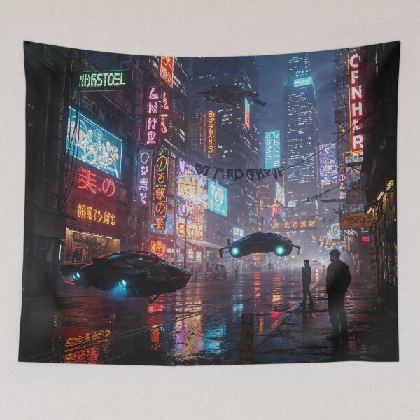 Item preview, Night City Skyline - 2077 Aesthetic designed and sold by Gabmx.