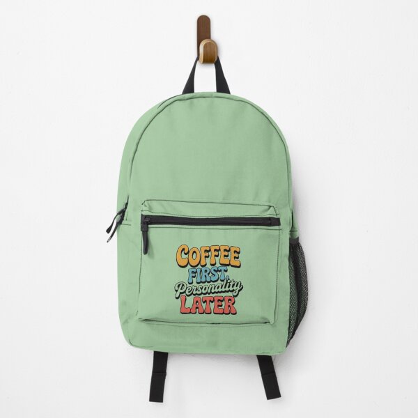 Item preview, Coffee First Personality Later – Funny Retro Coffee Typography Design designed and sold by ABLAT-CREATIONS.