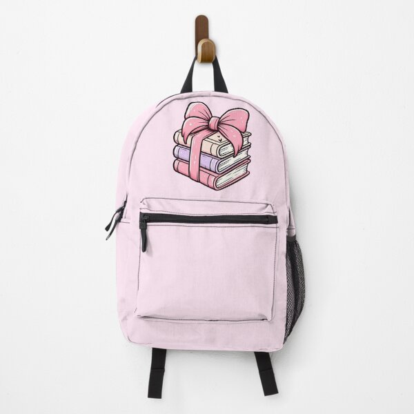 Item preview, Pastel Pink Book Stack with Bow - Coquette Reading Vibe designed and sold by GREENZ0NE.