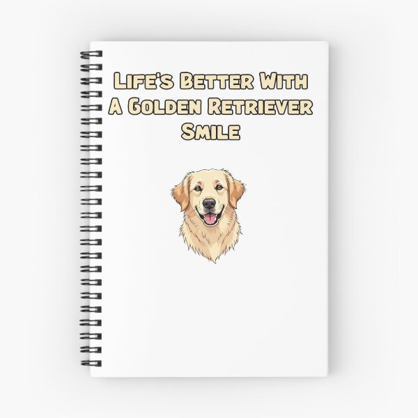 Item preview, Life's Better With A Golden Retriever Smile designed and sold by NatureUnleashed.