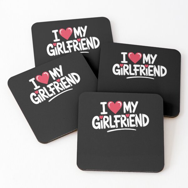Item preview, Girlfriend Relationship Quote I Love My Girlfriend Typography designed and sold by MuniraWearify.