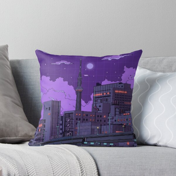 Item preview, Train, Buildings of Tokyo at Night designed and sold by funglazie.