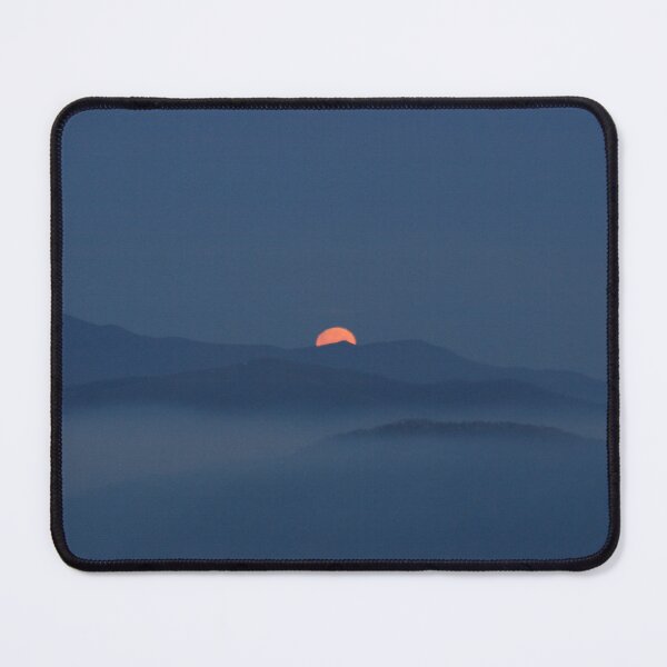 Item preview, Moonset on the Blue Ridge Mountains at Sunrise designed and sold by LongBeardC1er.
