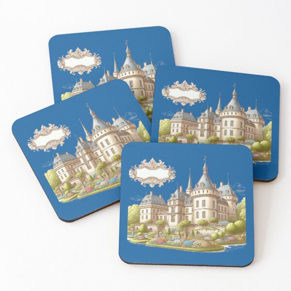 Item preview, Luxembourg Castle – Cute 3D Sketch Label of Luxembourg,  designed and sold by PaintMeWorld.