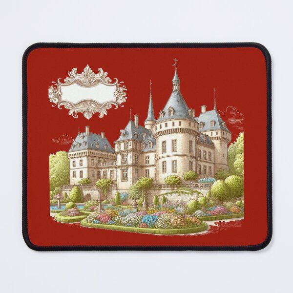 Item preview, Luxembourg Castle – Cute 3D Sketch Label of Luxembourg, designed and sold by PaintMeWorld.