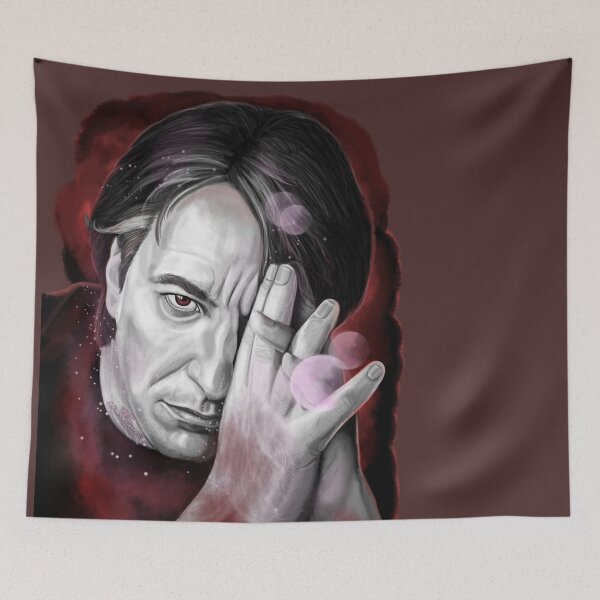 Item preview, Alan Rickman, hand painted picture, designed and sold by AK-Hevonen.