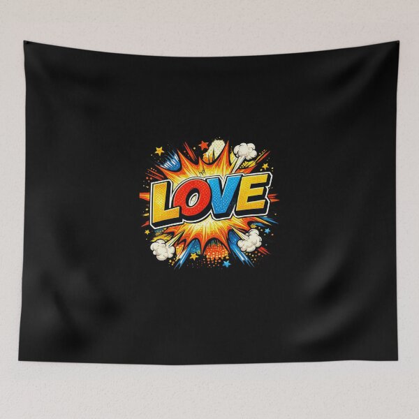 Item preview, LOVE – Pop-Art Explosion designed and sold by made4noise.
