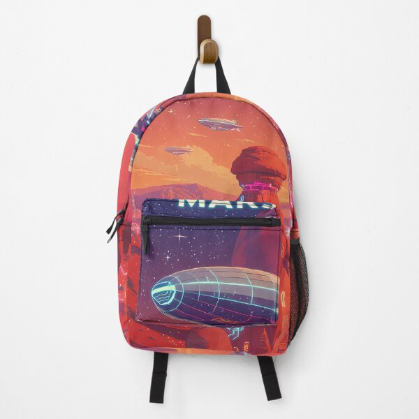 Item preview, Visit Cappadocia Mars Colony - Retro-Future Travel Poster 2042 designed and sold by etuvibes.