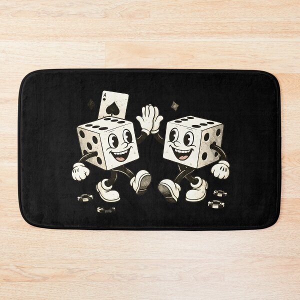 Item preview, Lucky Dice Duo – Friendship, Luck & Retro Casino Vibes designed and sold by ExpertEsche.