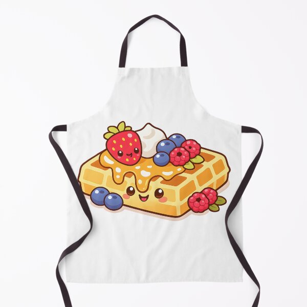 Item preview, Kawaii Belgian Waffle - Cute Berry Waffle with Syrup designed and sold by FamaPod.