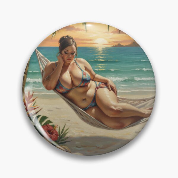 Item preview, big beautiful  women sleeping the beach designed and sold by Chubby Chase.