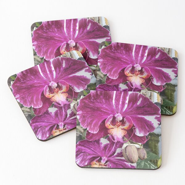 Item preview, orange orchid flower designed and sold by ElinaAlton.