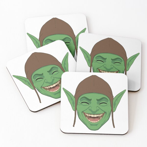 Item preview, Copia de Floblin’s Mischievous Glee — Cackling Goblin Reaction Sticker designed and sold by JuanromanAgency.
