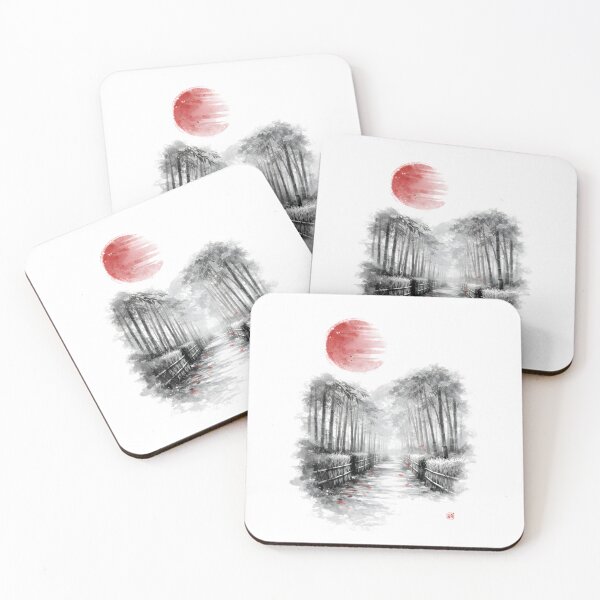 Item preview, Misty Bamboo Path Landscape designed and sold by Japnito.