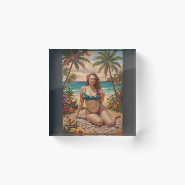 Item preview, young and beautiful women the beach designed and sold by Chubby Chase.