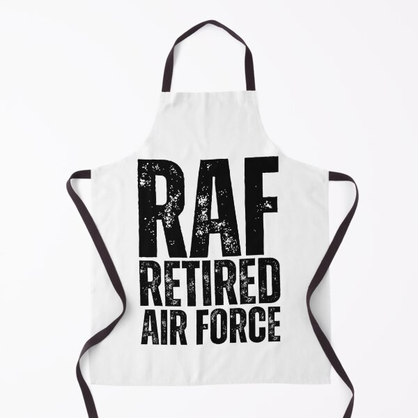 Item preview, RAF Retired Air Force – Rugged Military Veteran Design with Distressed Black Lettering designed and sold by GFamilyC.