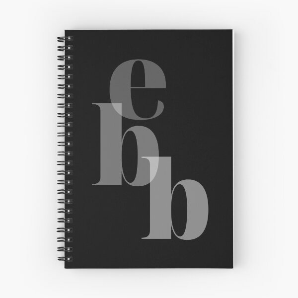 Item preview, Ebb Minimalist Typography Art | Modern Wall Decor - Black designed and sold by Lucia Fontes.