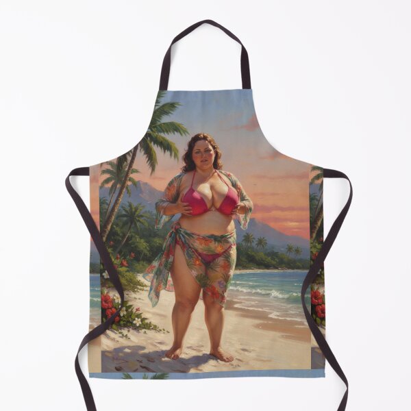 Item preview, white women the beach designed and sold by Chubby Chase.