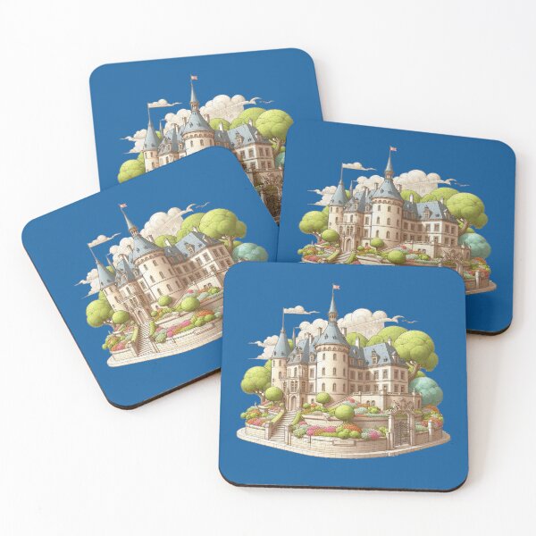 Item preview,  Luxembourg Castle – Cute 3D Sketch Label of Luxembourg,  designed and sold by PaintMeWorld.