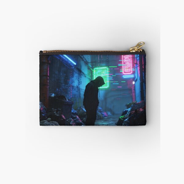 Item preview, Rain-Slicked Streets – Cyberpunk Alleyway designed and sold by Gabmx.
