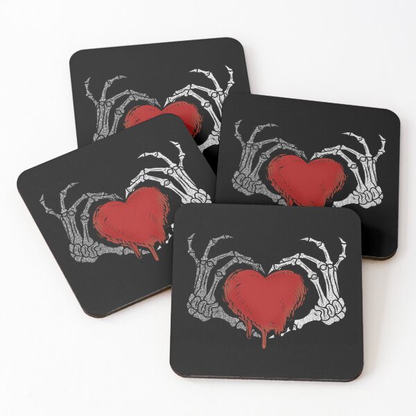 Item preview, Skeleton Hands Melting Heart  designed and sold by BetOova.