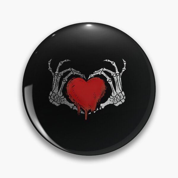 Item preview, Skeleton Hands Melting Heart  designed and sold by BetOova.