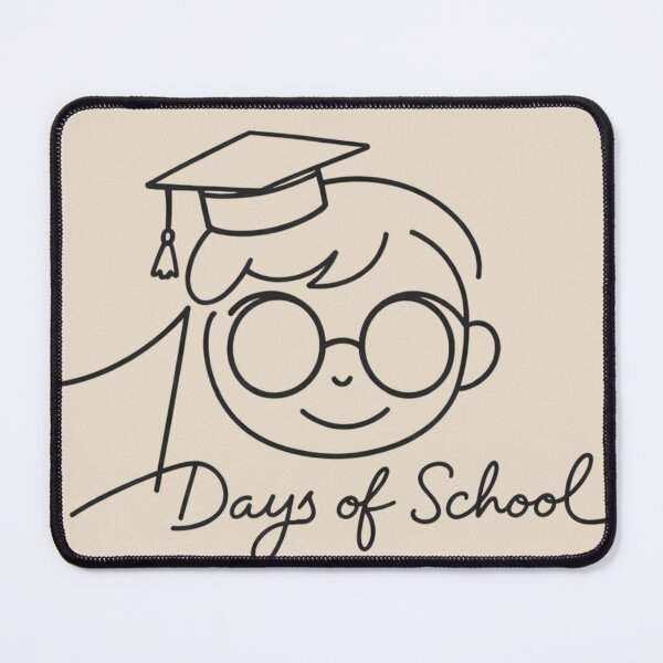 Item preview, 100 Days of School – One Line Art Kids Design designed and sold by RokaWorld.