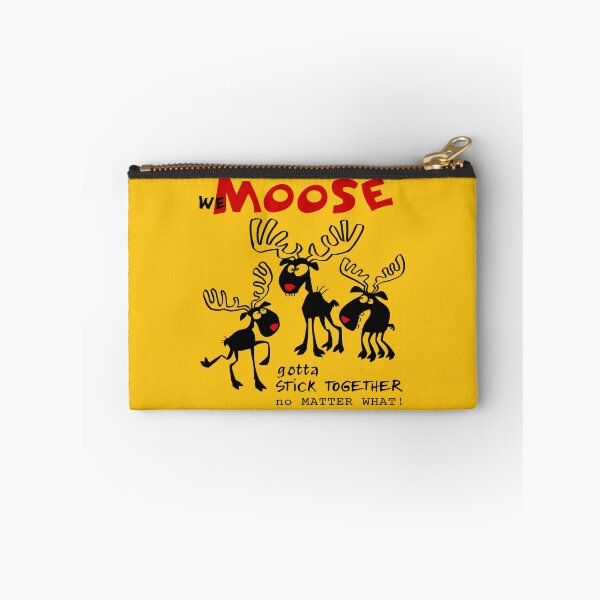 Item preview, Funny Moose – We Moose Gotta Stick Together designed and sold by Green Bird Design.
