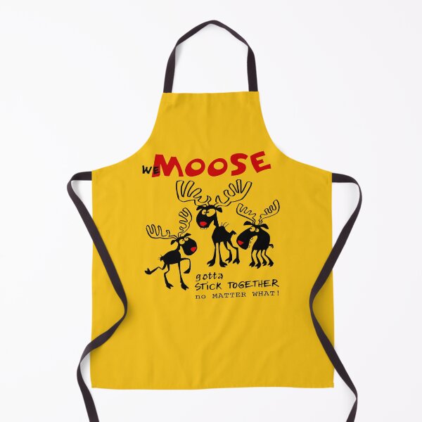 Item preview, Funny Moose – We Moose Gotta Stick Together designed and sold by Green Bird Design.