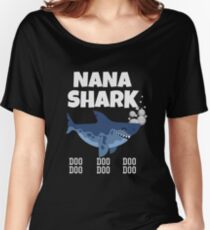 nana shark t shirt Relaxed Fit T-Shirt