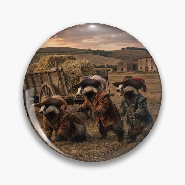 Item preview, Three Badger Musketeers designed and sold by Tridentulus.