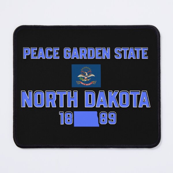 Item preview, North Dakota: Peace Garden State Flag & Admission Date designed and sold by QuoteCanvas.TH.