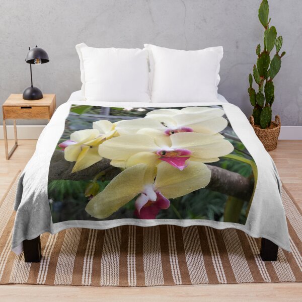 Item preview, yellow orchid flower designed and sold by ElinaAlton.