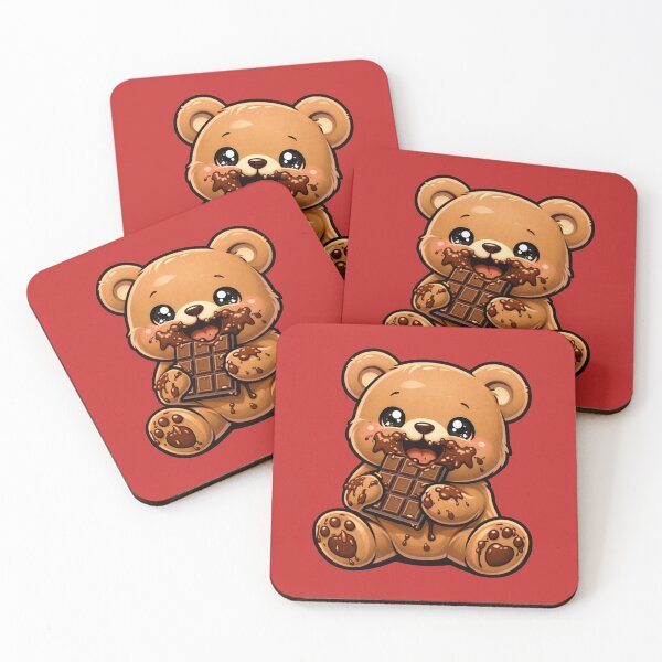 Item preview, Cute Chocolate Teddy – Chocolate Day Valentine Bear designed and sold by Shtex.