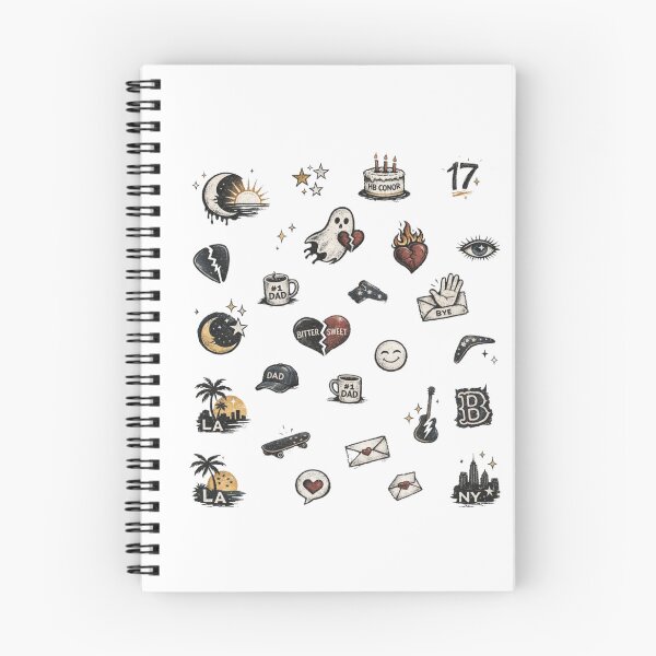 Item preview, Midnight til morning icons designed and sold by Gabriella  Goldberg.