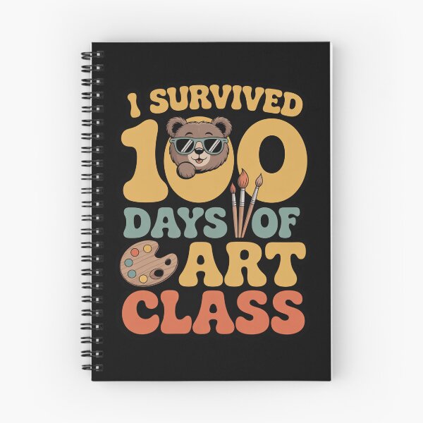 Item preview, I Survived 100 Days of Art Class - 100th Day of School designed and sold by ViralVector.