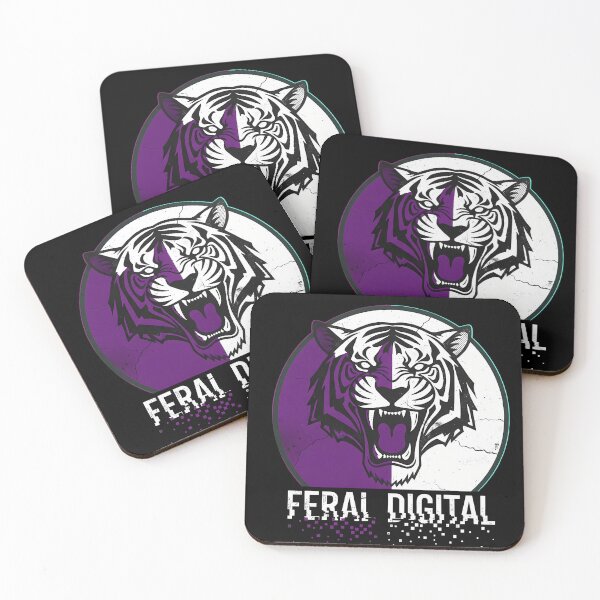 Item preview, Ferai Digital Cyber Tiger Emblem designed and sold by Ekracreatives.