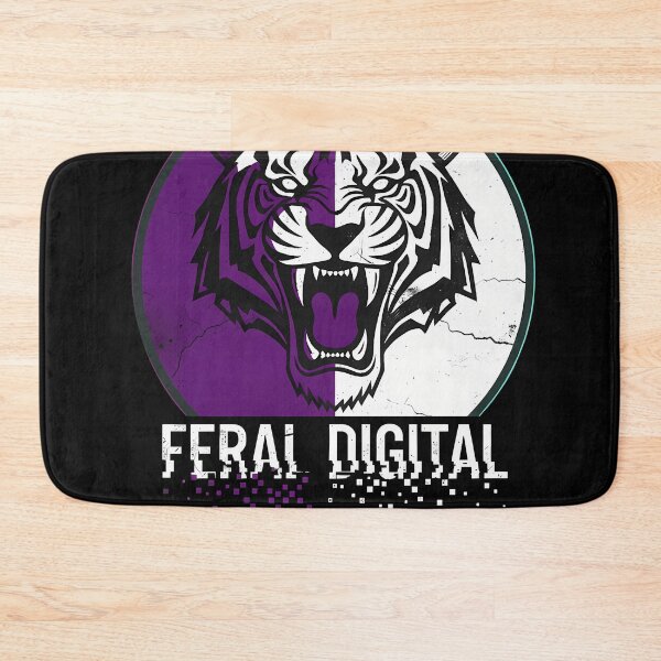 Item preview, Ferai Digital Cyber Tiger Emblem designed and sold by Ekracreatives.