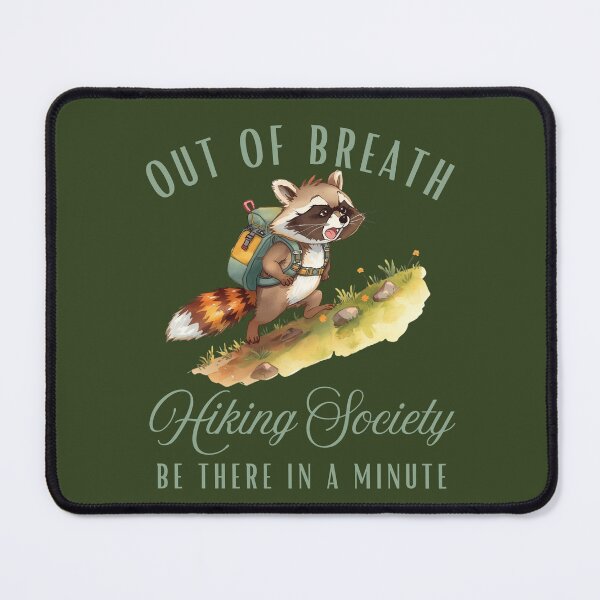 Item preview, Out of Breath Hiking Society designed and sold by TaraMarieStudio.