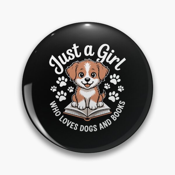 Item preview, just a girl who loves dogs and books designed and sold by jkrphoto.