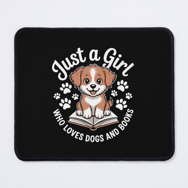 Item preview, just a girl who loves dogs and books designed and sold by jkrphoto.