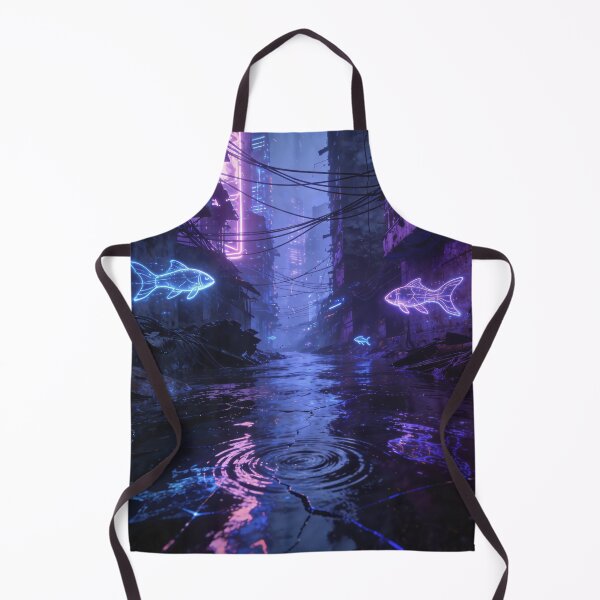 Item preview, Waterlogged Futures – Cyberpunk River designed and sold by Gabmx.
