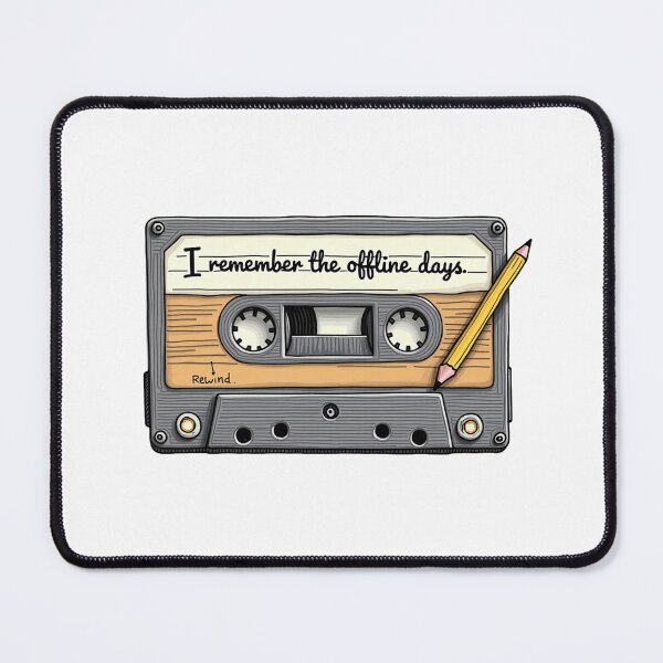 Item preview, I Remember The Offline Days: Retro Cassette designed and sold by Krisekk.