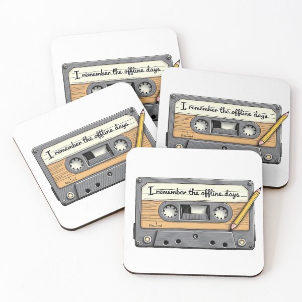 Item preview, I Remember The Offline Days: Retro Cassette designed and sold by Krisekk.