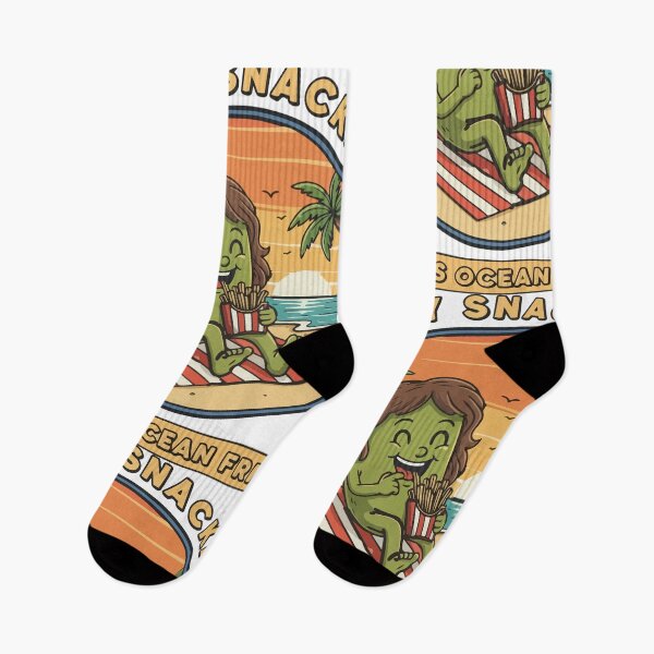 Item preview, Salty Snacker - Olive’s Ocean Fries Vintage Beach Art designed and sold by Chilivibes.