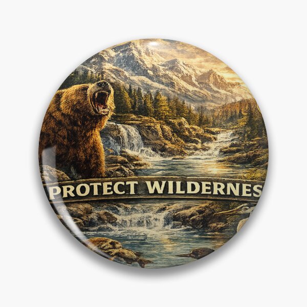 Item preview, DEFEND THE WILD, PROTECT WILDERNESS,  WILDLIFE. designed and sold by raspeed.