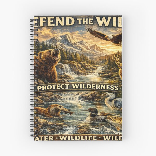Item preview, DEFEND THE WILD, PROTECT WILDERNESS,  WILDLIFE. designed and sold by raspeed.